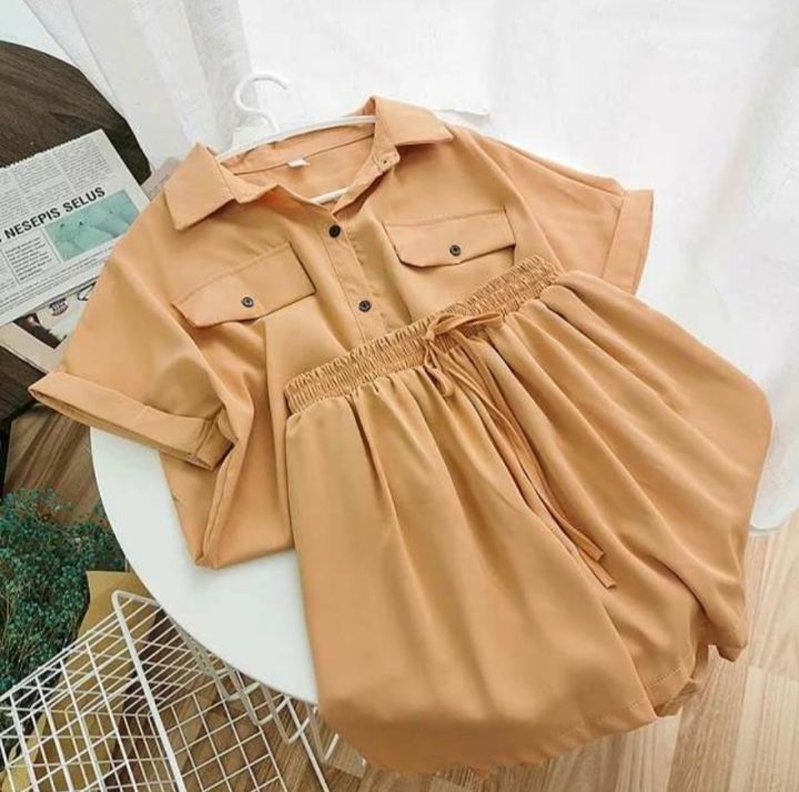 One Set OOTD Korean Style Remaja Wanita Terbaru