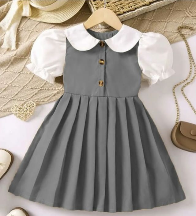 Pakai Anak Perempuan Dress Kekinian Usia 3-11 Tahun