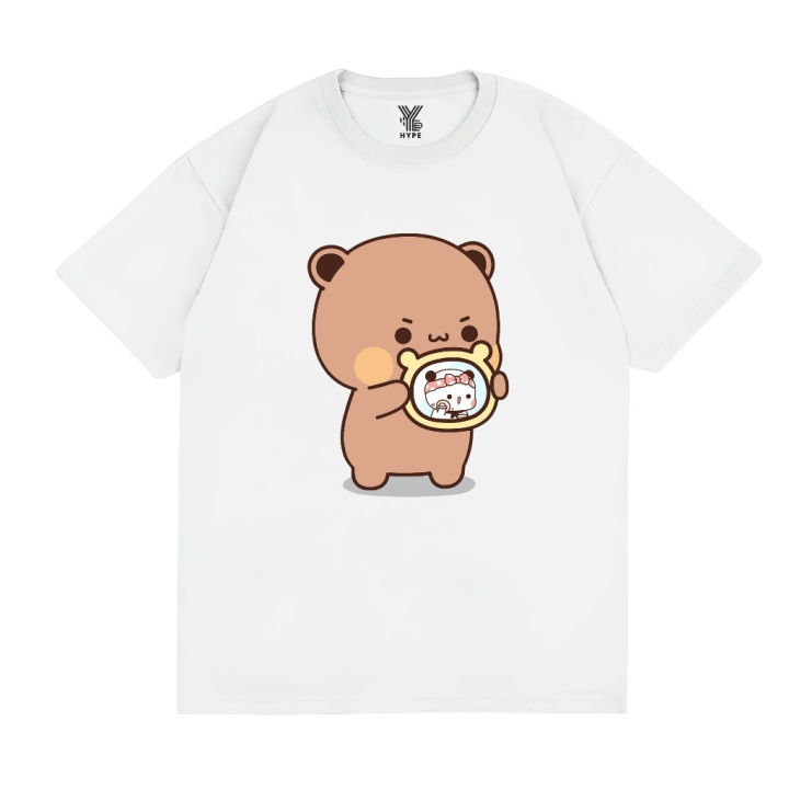 Pakaian Couple Oversize Motif Bear Make Up Koas Pria & Wanita