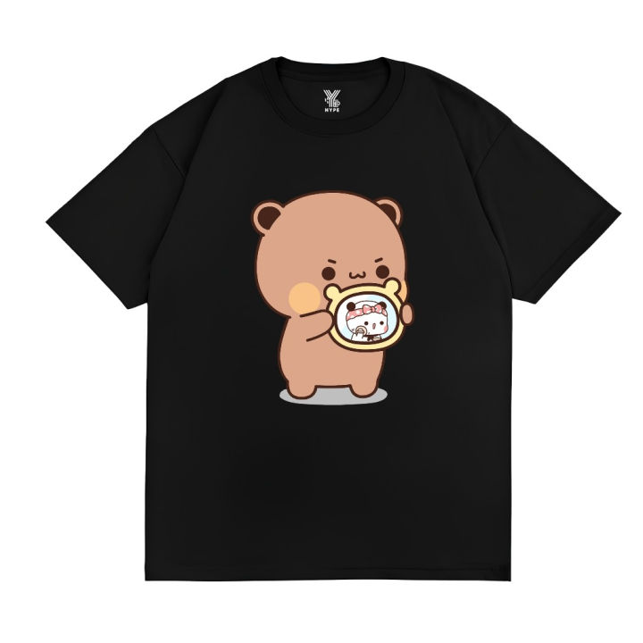 Pakaian Couple Oversize Motif Bear Make Up Koas Pria & Wanita