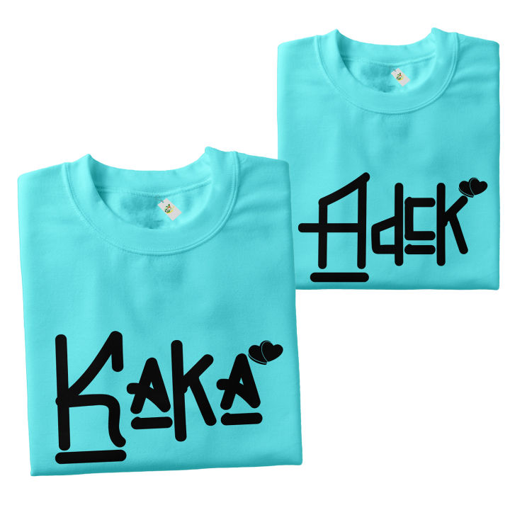 Pakaian Couple Kaka & Adek Kaos New Design Usi 1 - Tahun