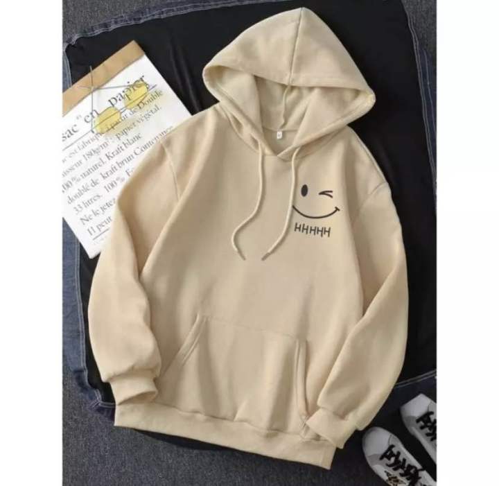 Hoodie Couple HHH Wink Sweater Oversize Pria & Wanita