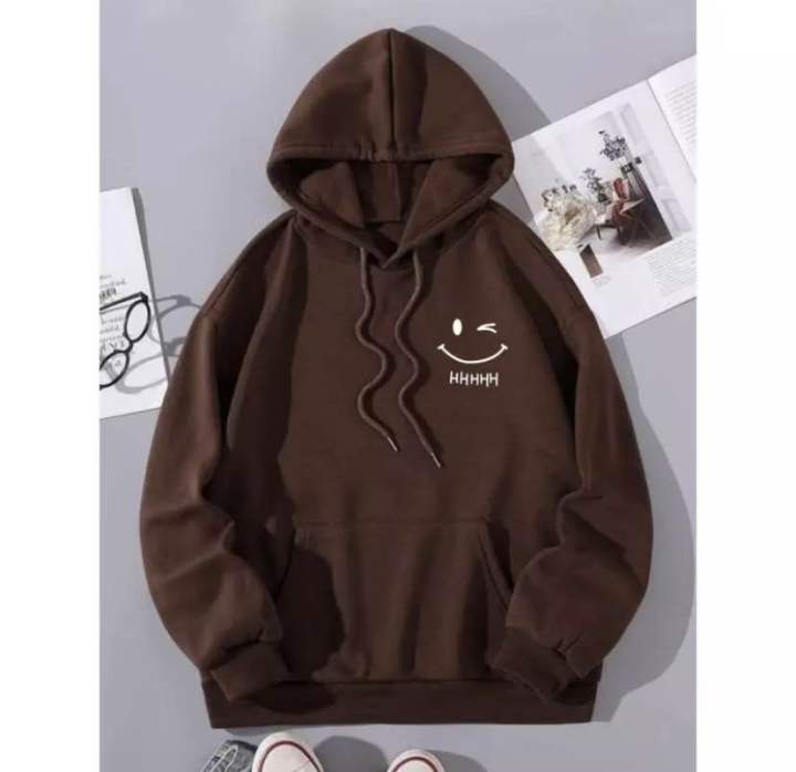 Hoodie Couple HHH Wink Sweater Oversize Pria & Wanita